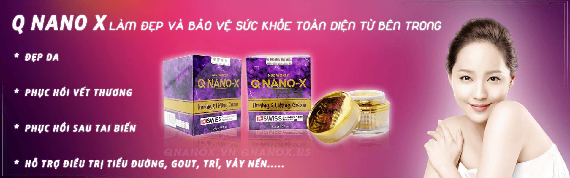 Q NANO X kem trị liệu và làm đẹp